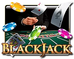 Blackjack game card artwork