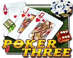 Poker Three game card artwork